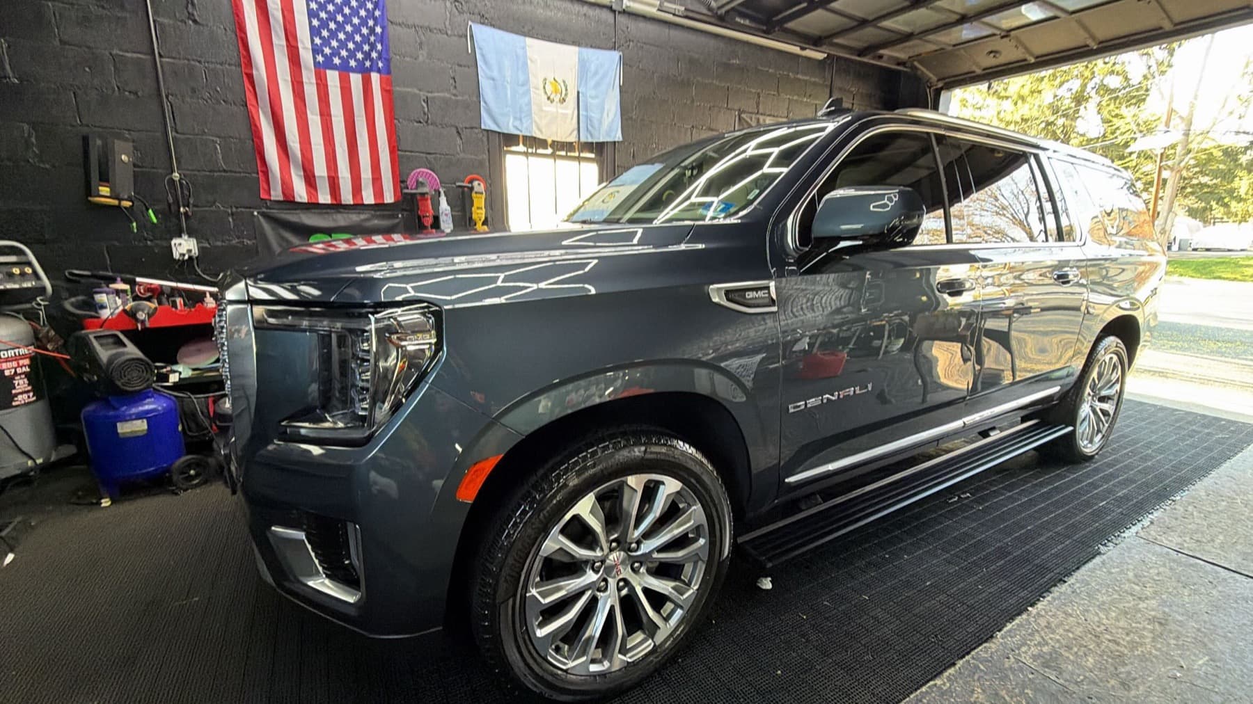 GMC Yukon Denali freshly tinted and detailed